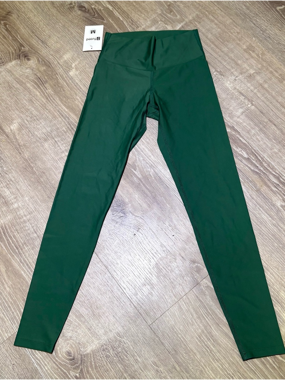 High-Waist Forest Green Leggings — Women’s Performance Legging